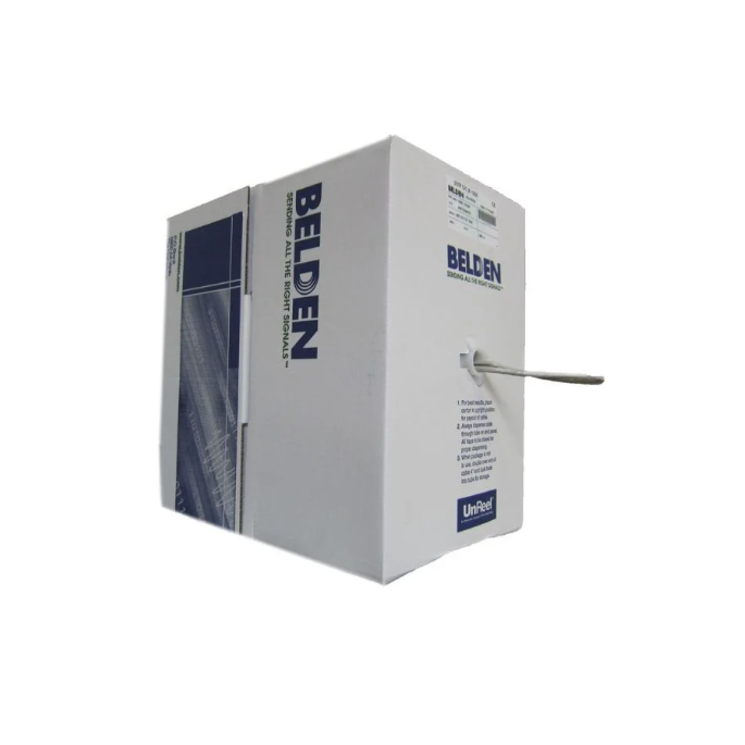 Belden U/UTP Cat.5e 4x2xAWG24 grijs 1583E - Trekdoos van 305 meter