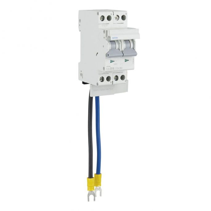Eaton fornuisgroep / 2-polig + 2 x nul, B16A / PLSN-B16/2P2N / EP-1742433