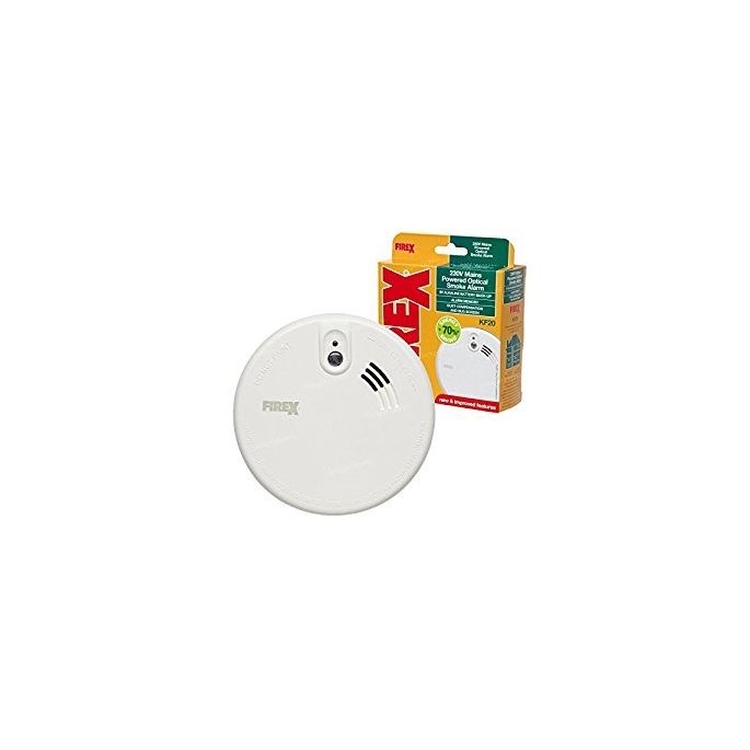 FIREX KF20 | Optische rookmelder met 9 volt backup-batterij, koppelbaar | 809-152040