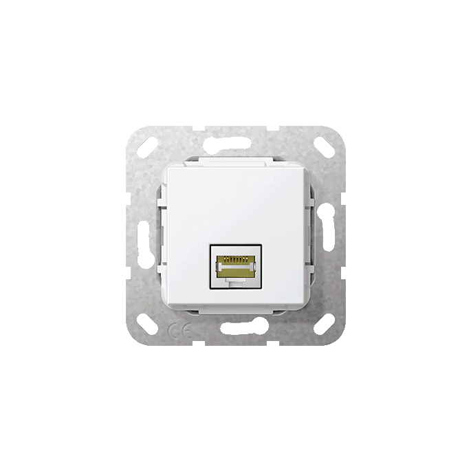 GIRA AANSL RJ45 C6A L ZWG COMM