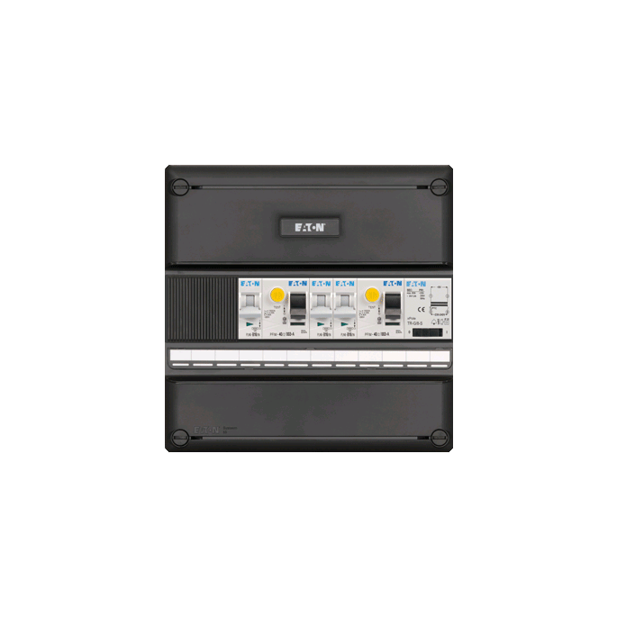 Groepenkast Eaton | 3 Groepen 3 x Lichtgroepen + Beltransformator | 1 Fase | I-32G140T-0S-44 