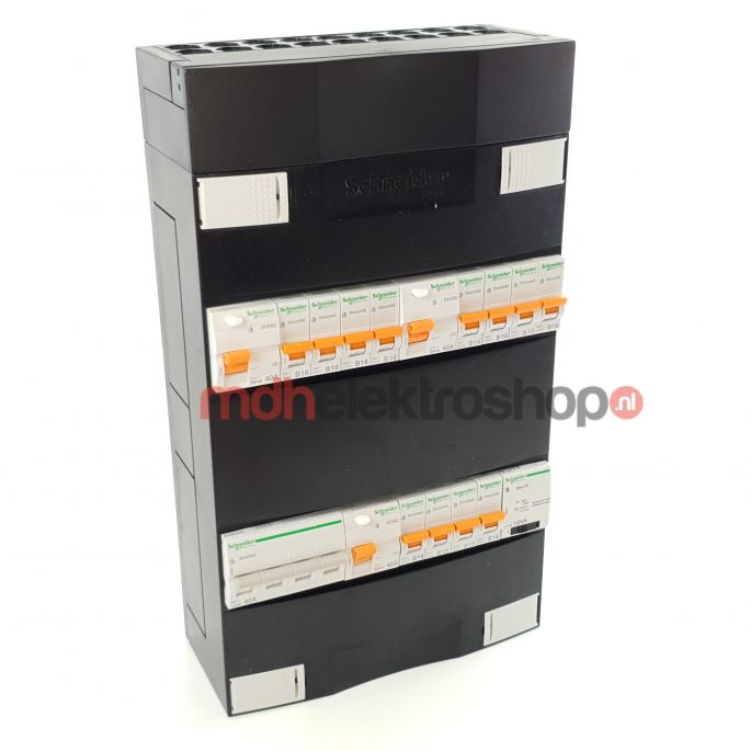 Schneider groepenkast 3 fase met 12 groepen en beltrafo ADVG2424244TH3