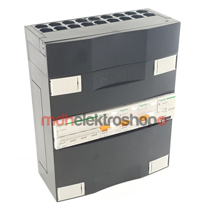 Schneider groepenkast 3 fase met 3 aardlekautomaten en beltrafo ADVA33000TH3