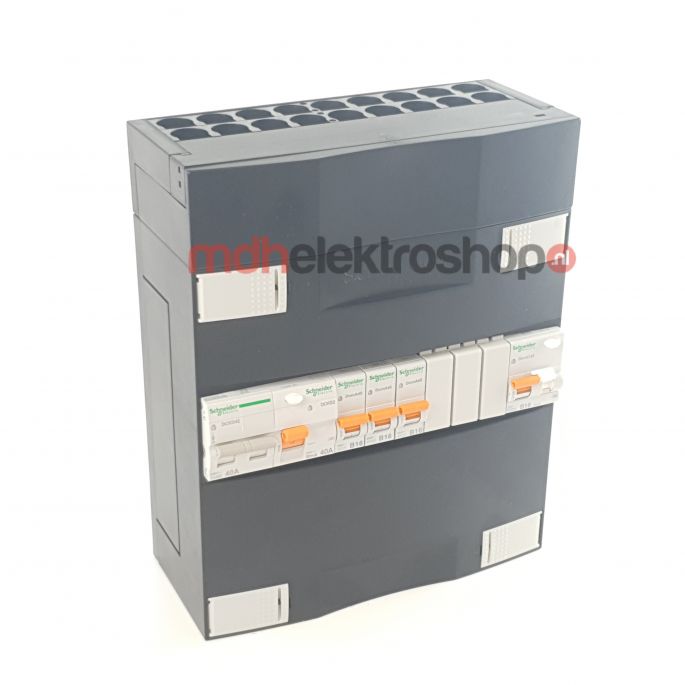 Schneider groepenkast 1 fase met 4 aardlekautomaten ADVA11234H1