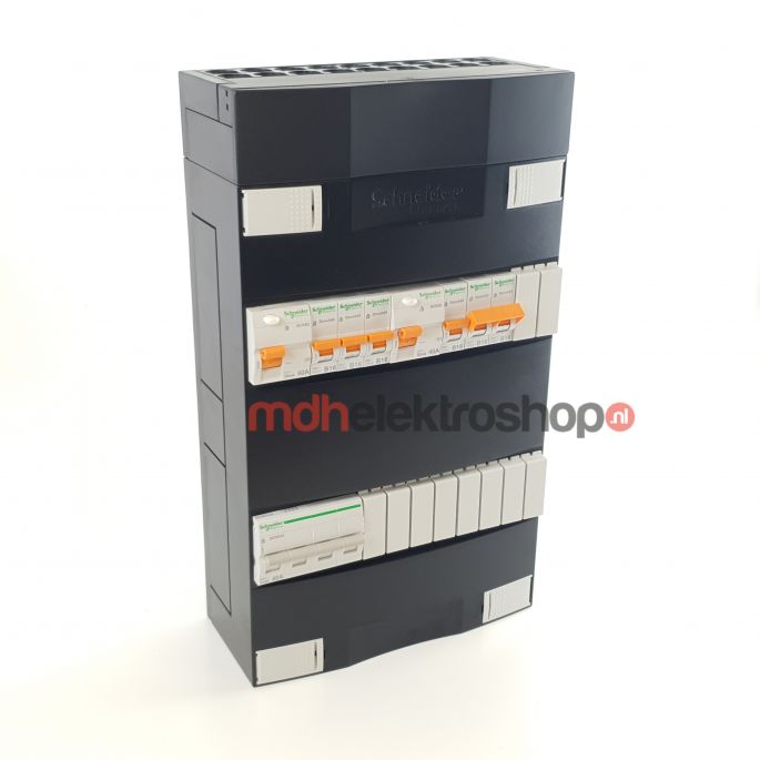 Schneider groepenkast 3 fase met 4 groepen en fornuisgroep ADVG23214FH3