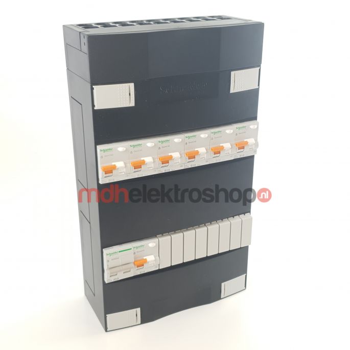 Schneider groepenkast 1 fase met 7 aardlekautomaten ADVAG17000H1