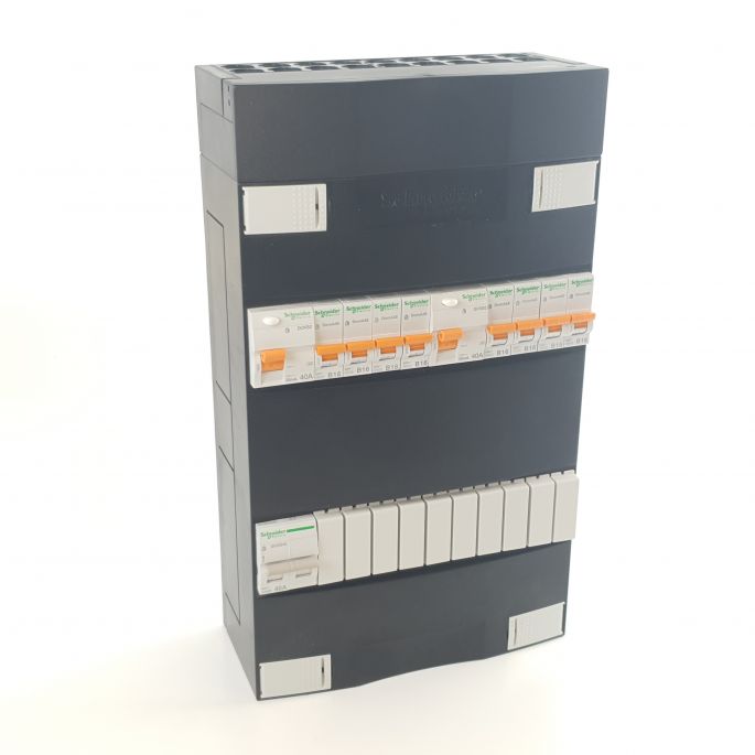 Schneider groepenkast 1 fase met 8 groepen ADVG24244H1