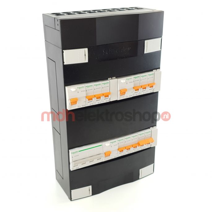 Schneider groepenkast 3 fase met 9 groepen en fornuisgroep ADVG2323234FH3