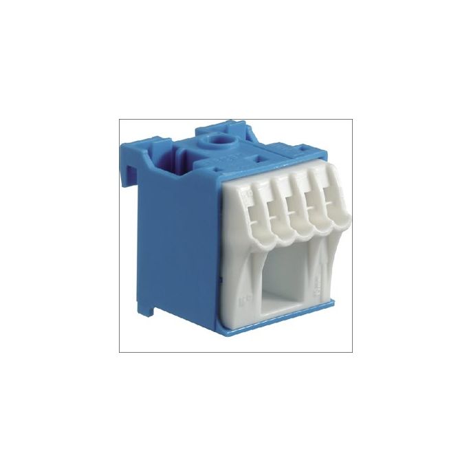 Hager Vision - aansluitklem nul 1x schroef / 5x steek - KN06N
