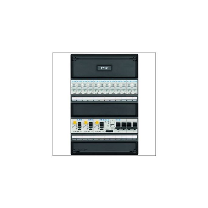 Groepenkast Eaton | 12 Groepen 12 x Lichtgroepen + Beltrafo | 3 Fase | I123V340T-HS-64