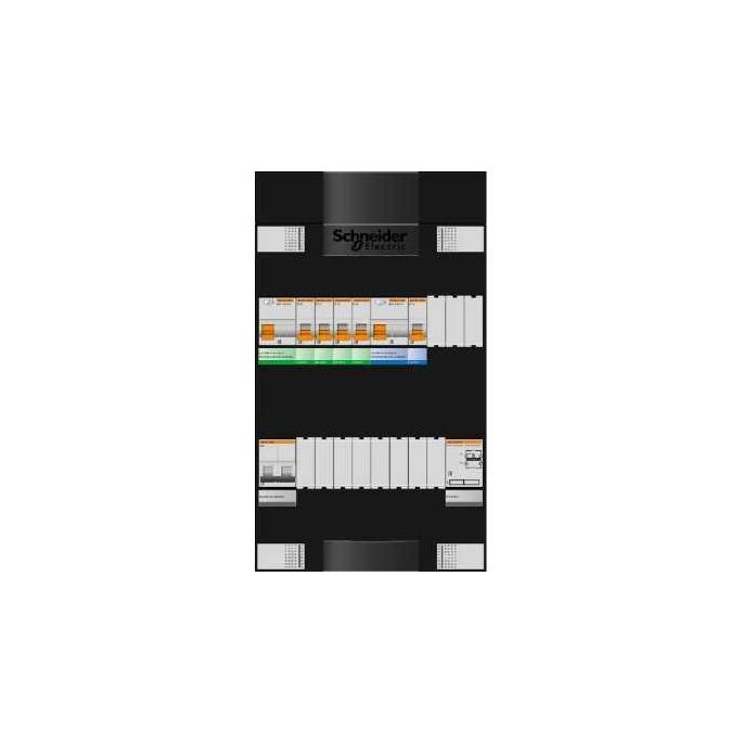 Groepenkast Schneider | 5 Groepen 5 x Lichtgroepen | 1 Fase | ADVG24214H1 