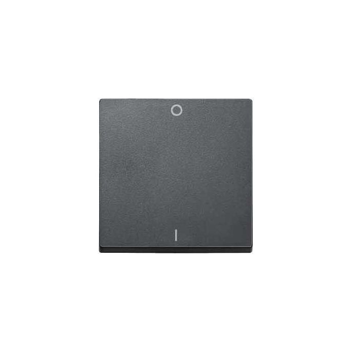 Schneider | Schakelwip 1-voudig met opdruk I-O | M-Smart Antraciet | MTN433214