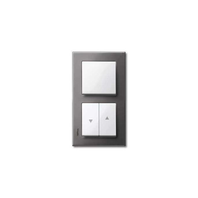 Schneider | Bedieningswip 2-voudig met pijlsymbolen | M-Smart Alpinwit | MTN432419