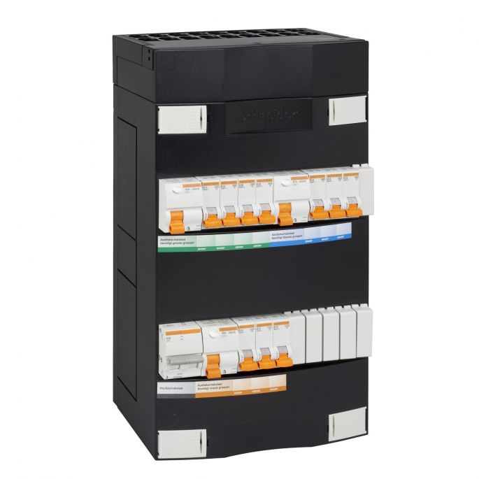 Schneider groepenkast 1 fase met 10 groepen en fornuisgroep ADVG2423234FH1