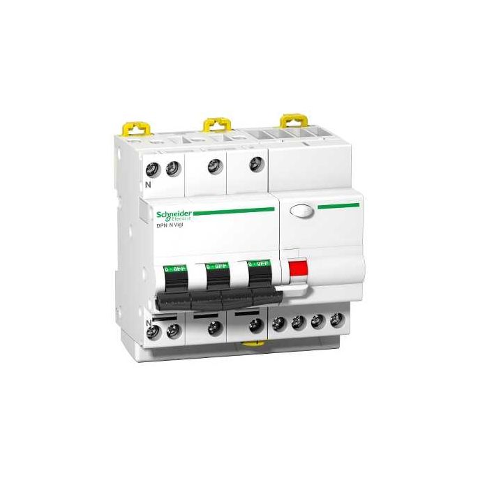 Schneider aardlekautomaat / 3-polig + nul, 300mA, C25A / Acti9 / A9D42725