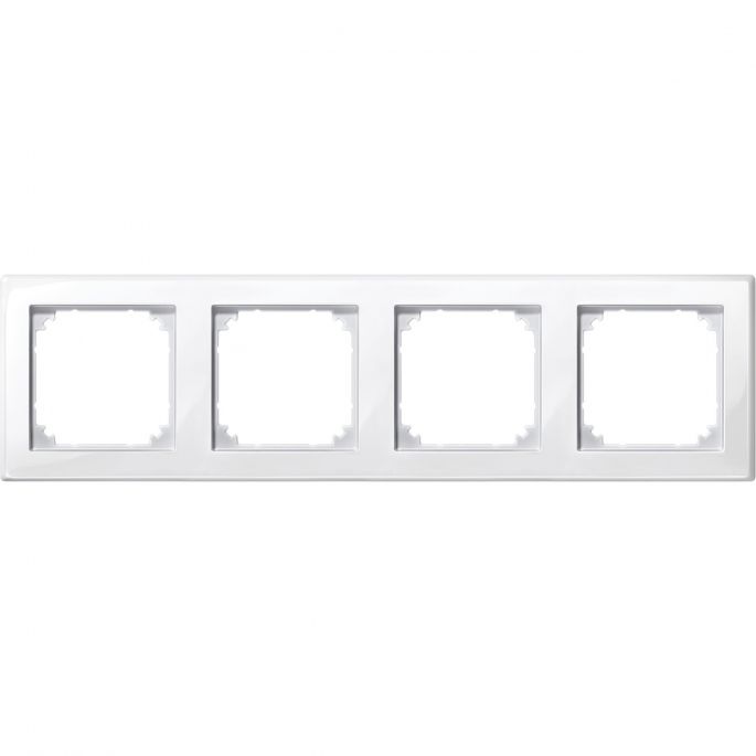 Schneider | Afdekraam 4-voudig | M-Smart Alpinwit | 478419