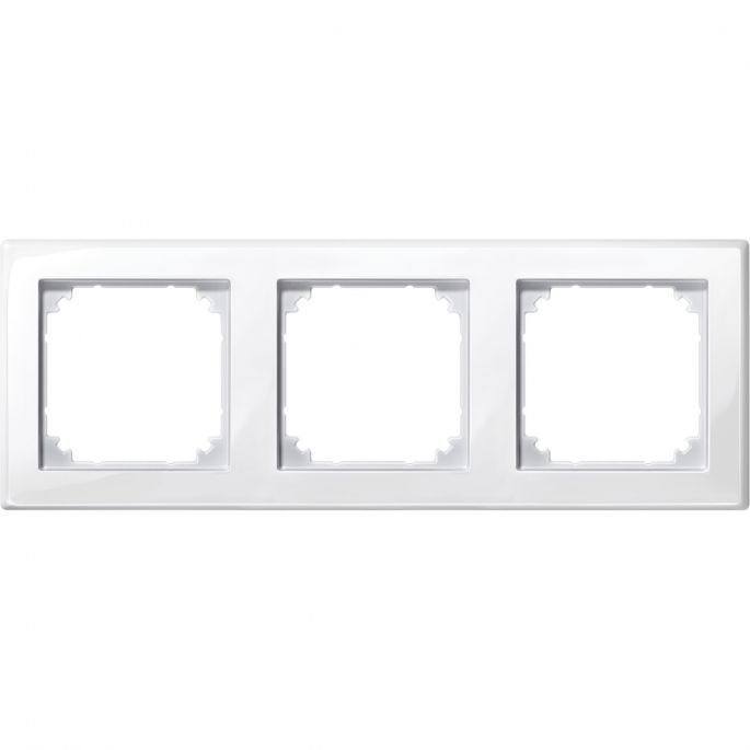 Schneider | Afdekraam 3-voudig | M-Smart Alpinwit | 478319