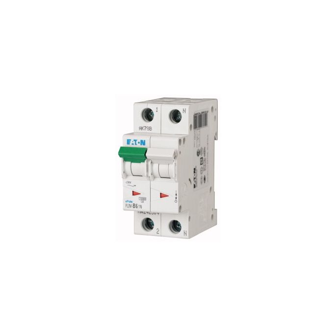 Eaton installatieautomaat / 1-polig + nul, B6A / PLZM-B6/1N-MW / 242304