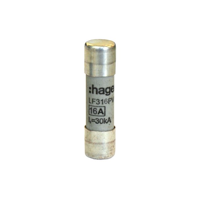 HAGER LF316PV ZEKERING PV 10X38 1000V DC 16A
