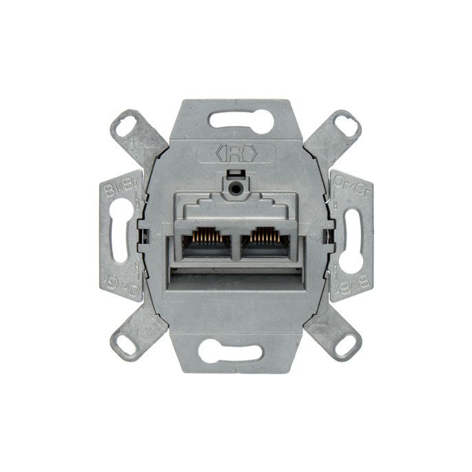 Berker | RJ45 Data wandcontactdoos CAT6A 2-voudig | 4587