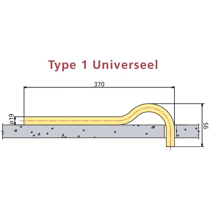 PIPELIFE PVC AANSLBOCHT 19MM AANSLUITBOCHT PVC TYP1 350/100