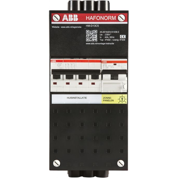 ABB HAF HM-D13C.5 KAST PV 1P B16 0.3A +B40 3P+N