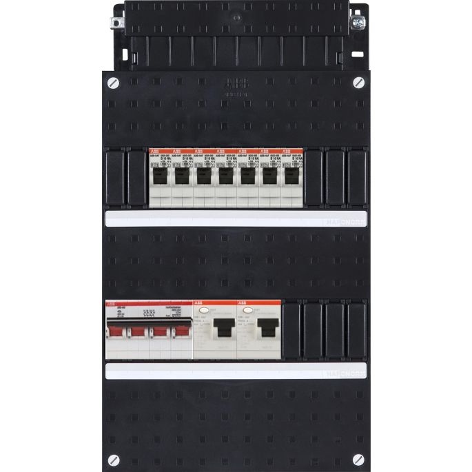 Groepenkast ABB Hafonorm | 7 Groepen 7 x Lichtgroepen | 3 Fase | HAD3433-22+H44