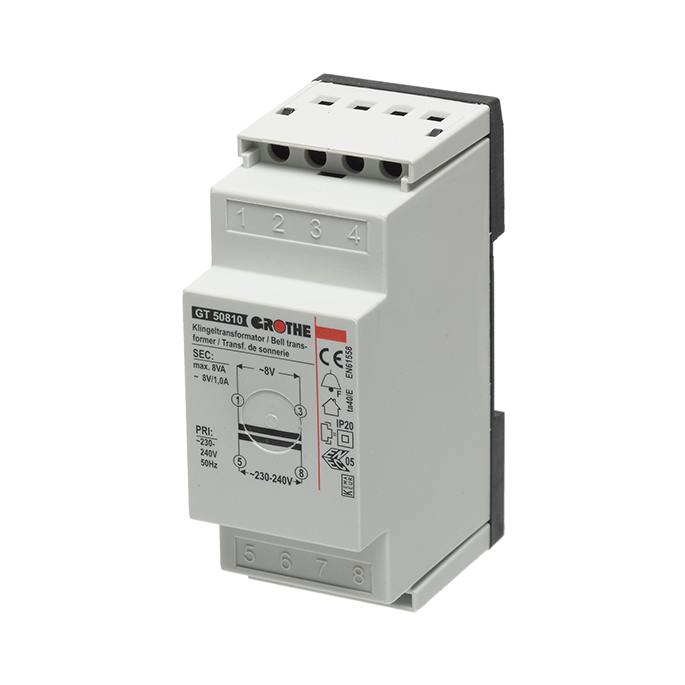 GROTHE GT50810AP - Beltransformator 8V 1.0A - 14209