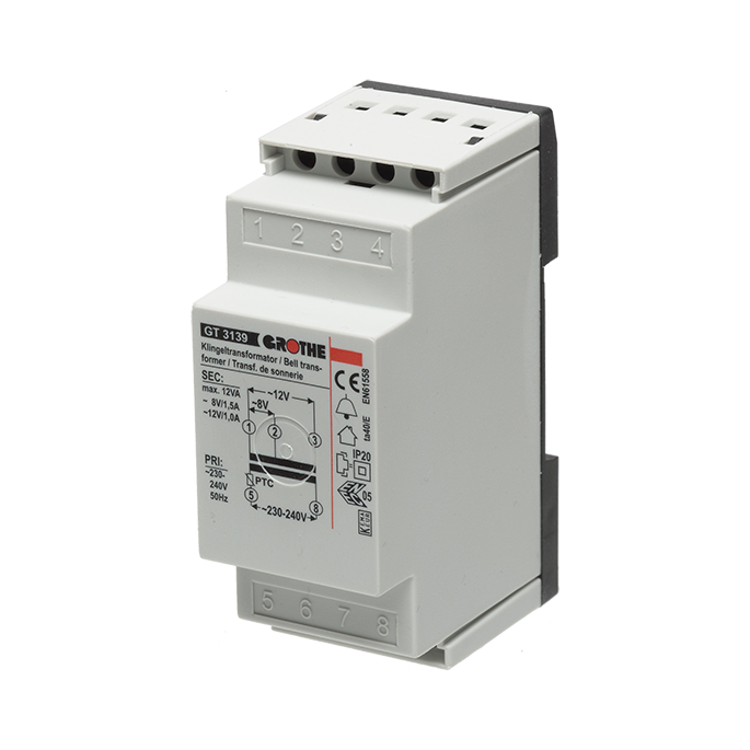 GROTHE GT3139 - Beltransformator 8-12V 1.5A - 14039