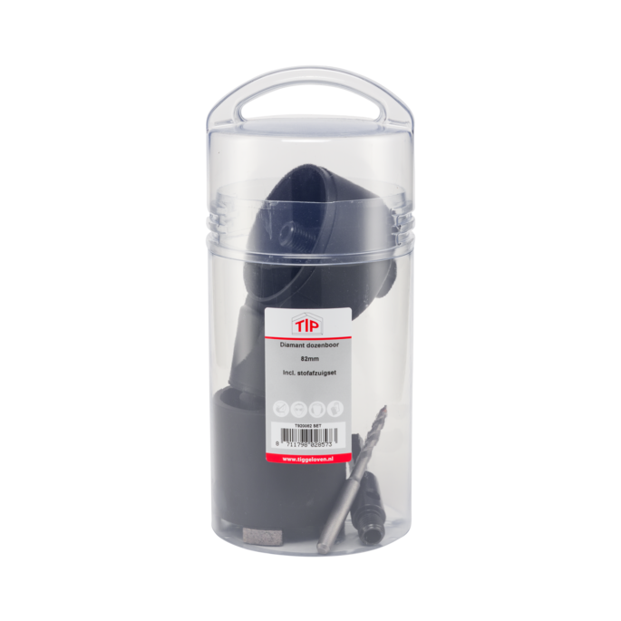 TIP T920082 SET DOZENBOOR 82MM + CENT.BOOR SET