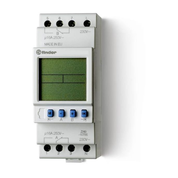 FINDER 12.22.0.024.0000 KLOK DIG 2KAN 1W 16A 24V