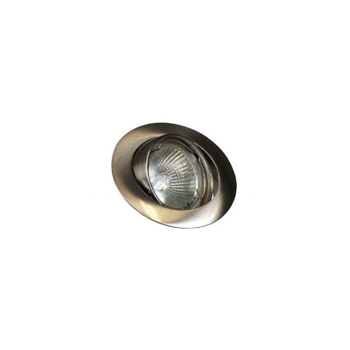 Inbouwspot aluminium geborsteld kantelbaar