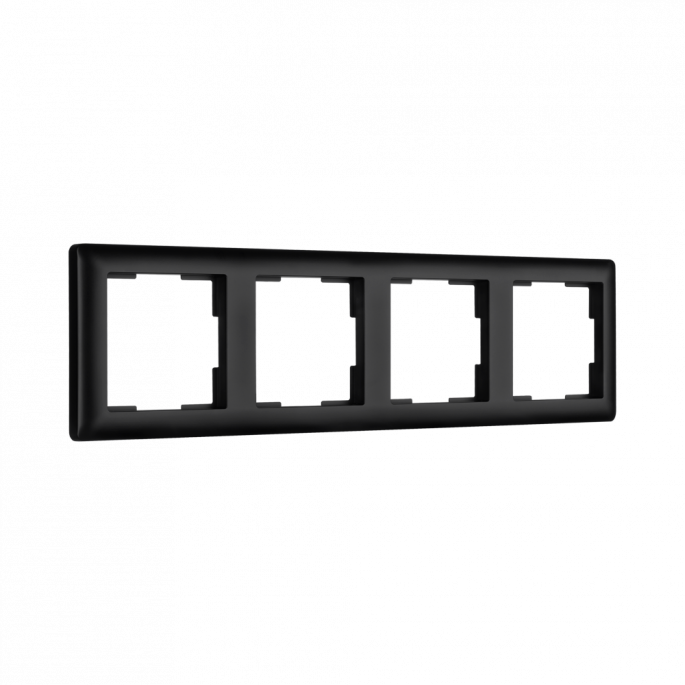 ION 4-voudig afdekraam D1 Mat Zwart 80.303.416