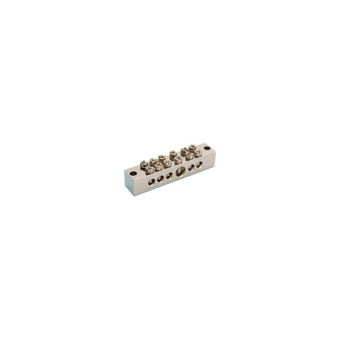 JMV 200048 - Potentiaalvereffeningsrail, 1x 25mm² + 5x 6mm² - 9200048