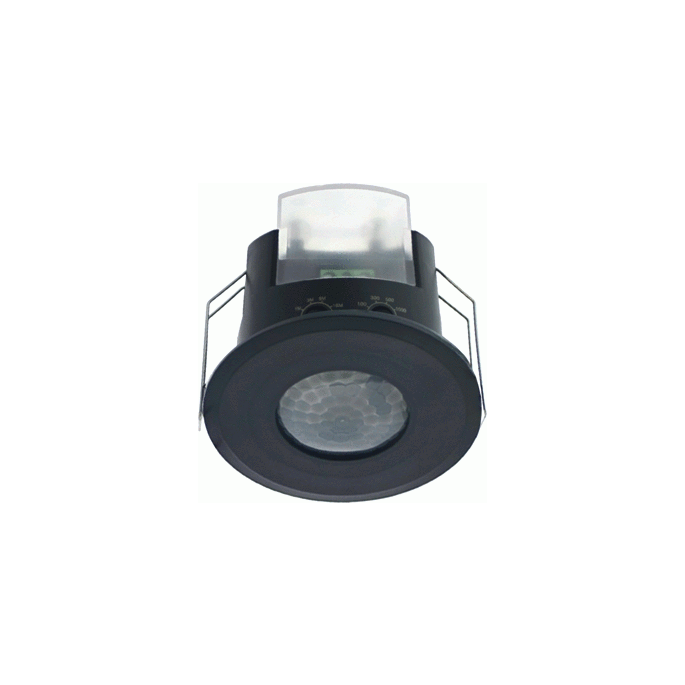 KLEMKO PLF-IB-PIR-ECO-ZW PIR INB 360G 2KW 7M 40M2 ZWART