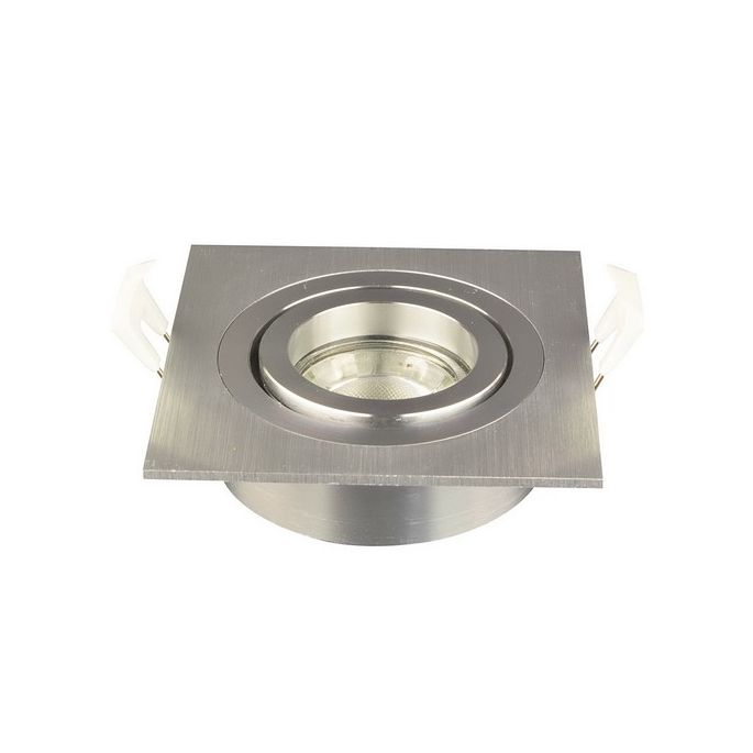 Luxe inbouwspot vierkant kantelbaar aluminium