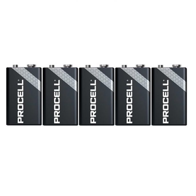 PROCELL Blok batterijen 9V set 5 stuks