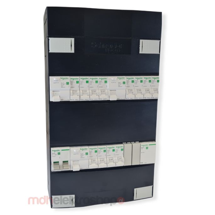 Schneider groepenkast 1 fase met 12 groepen en beltransformator ADVG2424244TH1