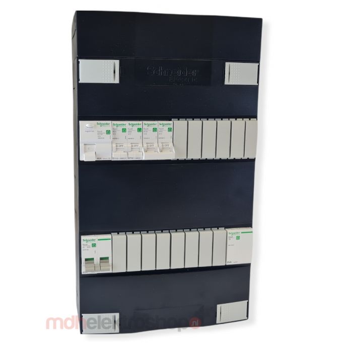 Schneider groepenkast 1 fase 2 groepen + fornuisgroep en beltrafo ADVG22004FTH1