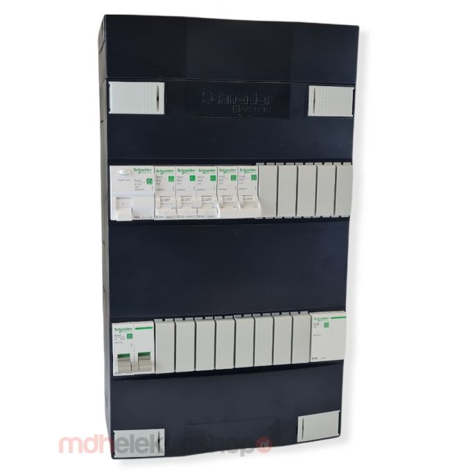 Schneider groepenkast 1 fase met 3 groepen + fornuisgroep en beltrafo ADVG23004FTH1