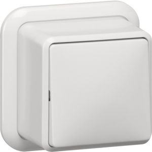 Gira | Kruisschakelaar | Opbouw Wit | 010711