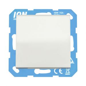 ION Wandcontactdoos RA met Klapdeksel V1/J1 Alpin Wit 10.300.314