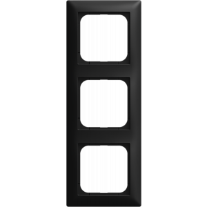 Busch-Jaeger | Afdekraam 3-voudig | Busch Balance SI Mat Zwart | 1723-915