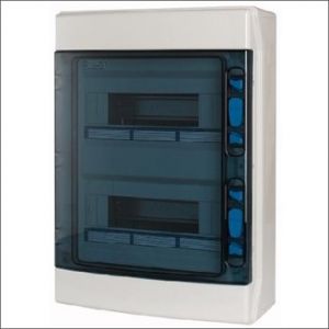 EATON IKA-2/24-ST-UV INST.KAST OPB. IP65 2X12TE DEUR