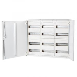 F-tronic veldverdeler met 144 modules, 3 kolommen van 4 rijen, 650x800mm (HxB)