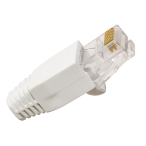 HIRSCHMANN 695020398 | RJ45 connector CAT6 + tule wit | Zakje van 100 stuks | 695020398