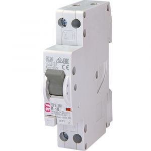 ETI aardlekautomaat / 16A, 30mA, B-kar, 1P+N (18mm) / KZS-1M / 432000204
