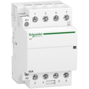 Schneider Electric A9C20844 – Acti9 iCT Contactor 40A | 4NO | 230-240V AC | DIN-rail