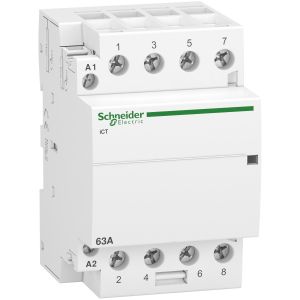 Schneider Electric A9C20864 – Acti9 iCT Contactor 63A | 4NO | 220-240 V AC | DIN-rail