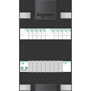 Groepenkast Schneider ADV1B206AG | 6 x lichtgroepen + fornuisgroep + beltrafo | 1 Fase